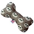 Mirage Pet Products 8 in. Grey Pandas Bone Dog Toy 1175-TYBN8